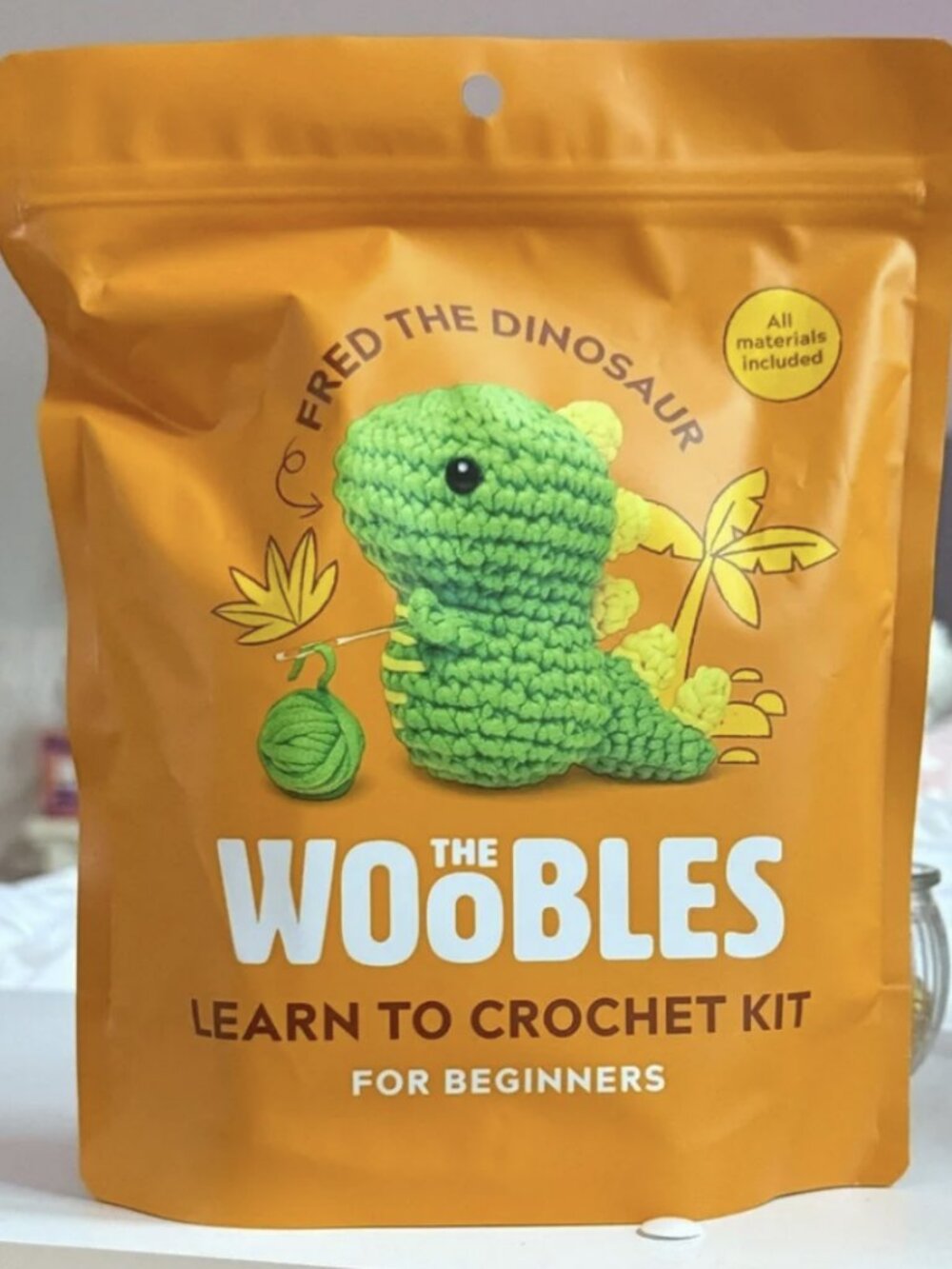 Wobbles Crochet Dinosaur Unopened Sealed Beginner Kit